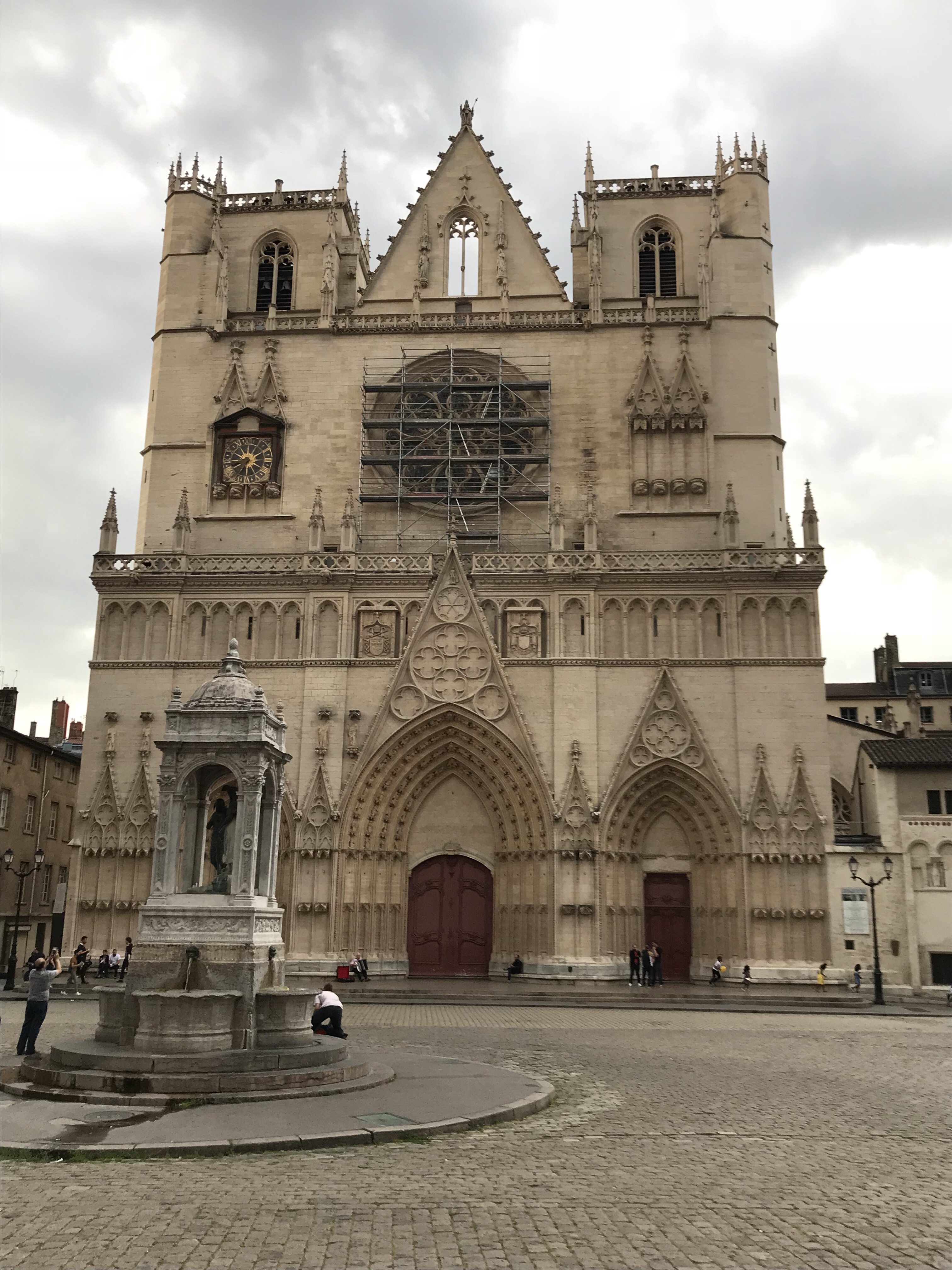 West front of Lyon Cathedral